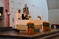 Dekan Peter Nikola und Pfarrer Matthias Schmidt